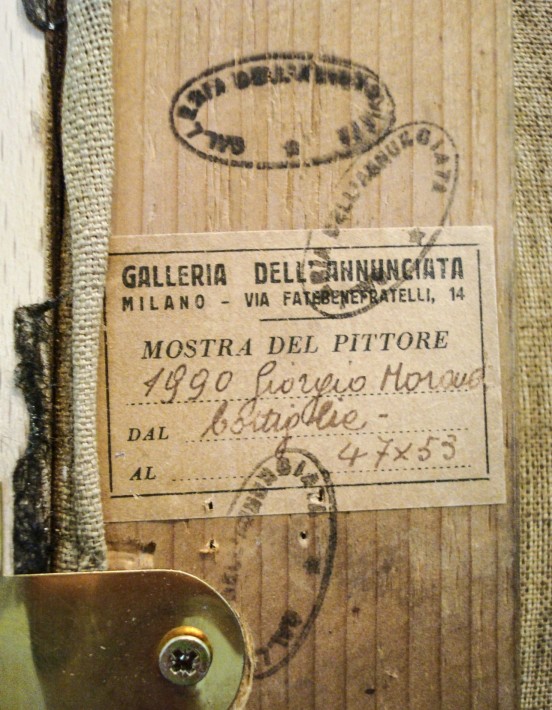 Rückseite Stempel Galleria Dell Annunciata